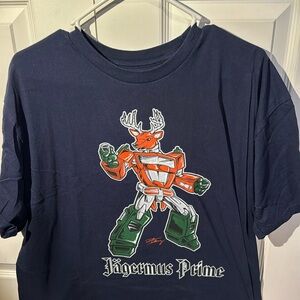 Men’s XL Funny “Jagermus Prime” Shirt